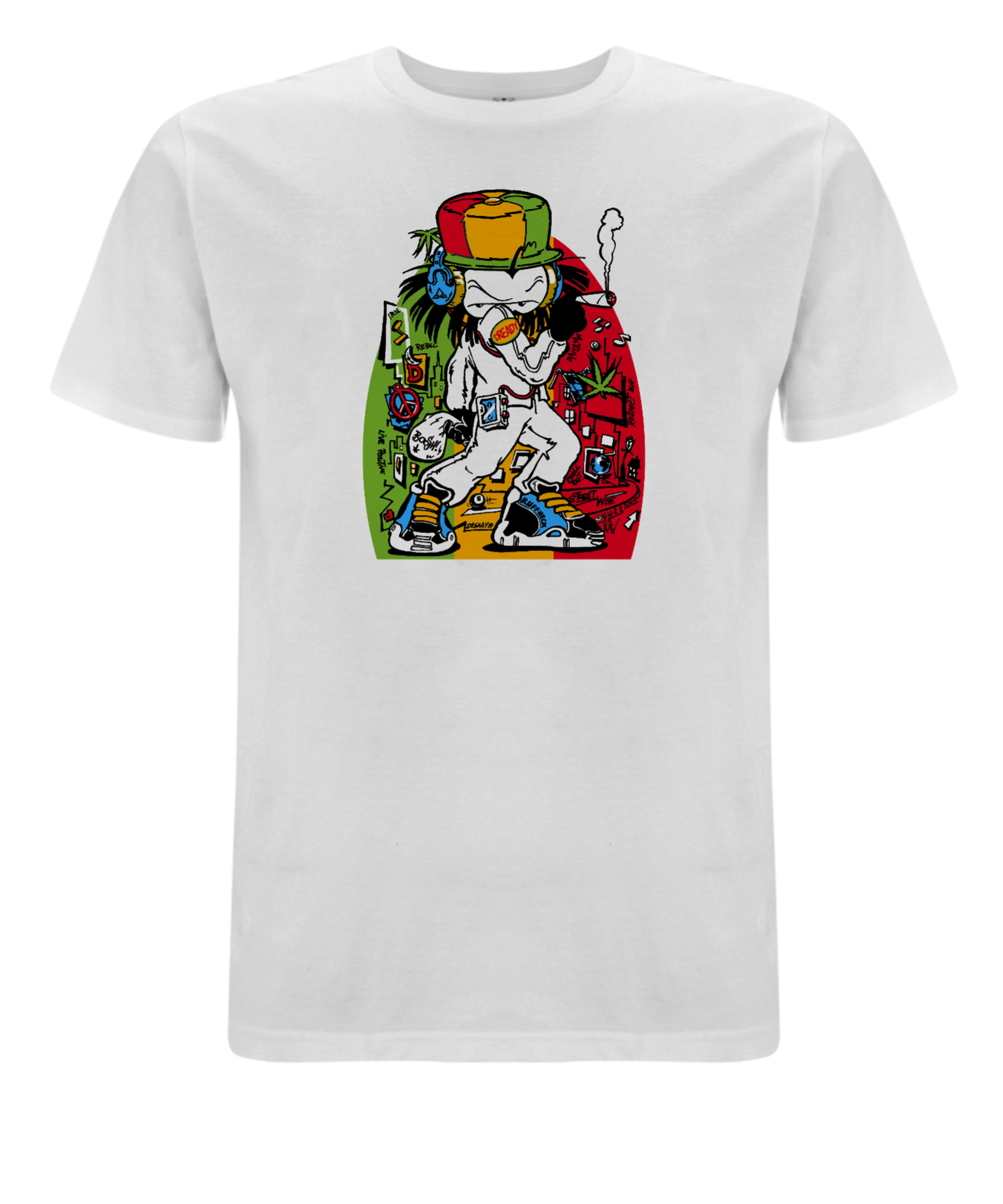 Dready Ruffneck front print t-shirt