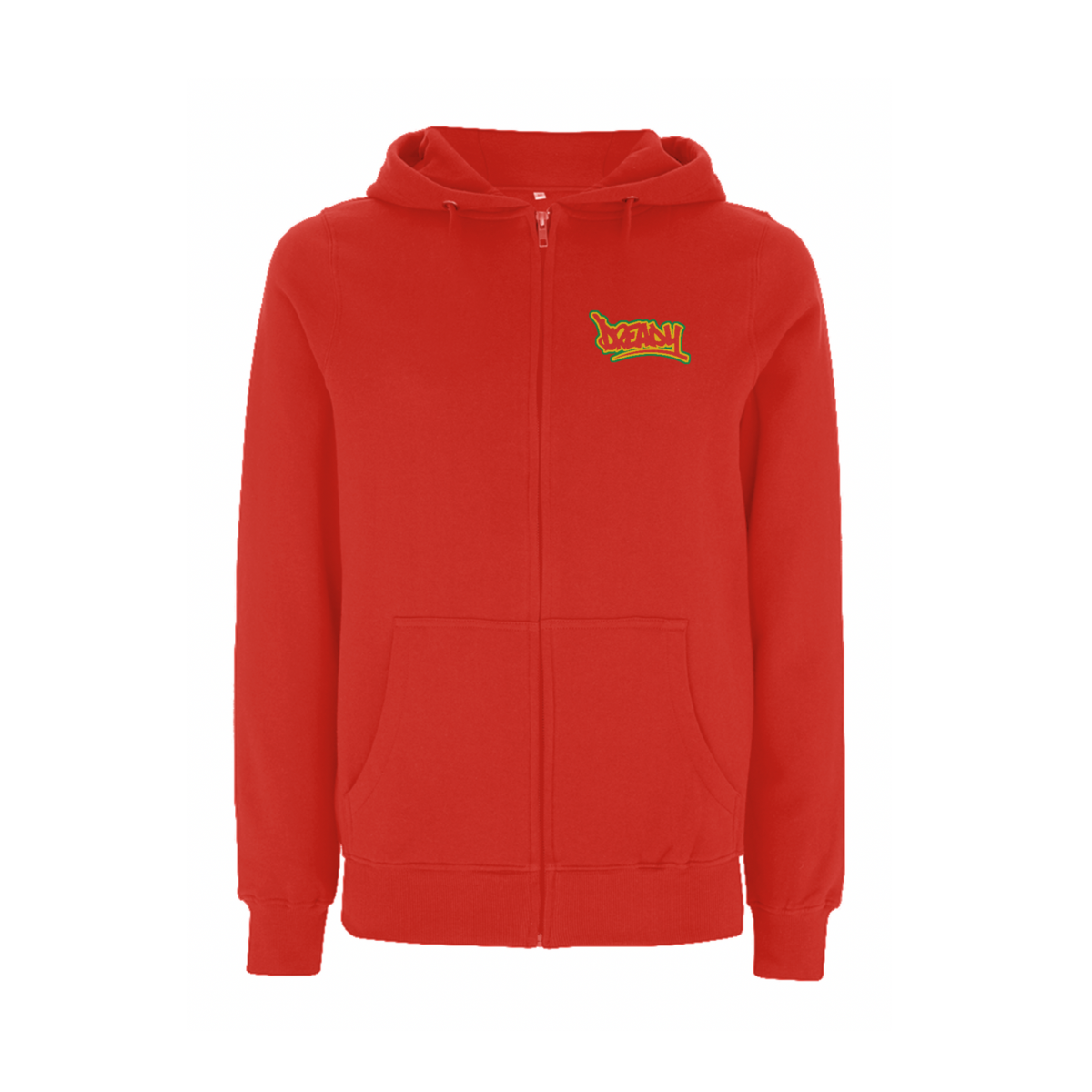 Dready Logo front zip hood