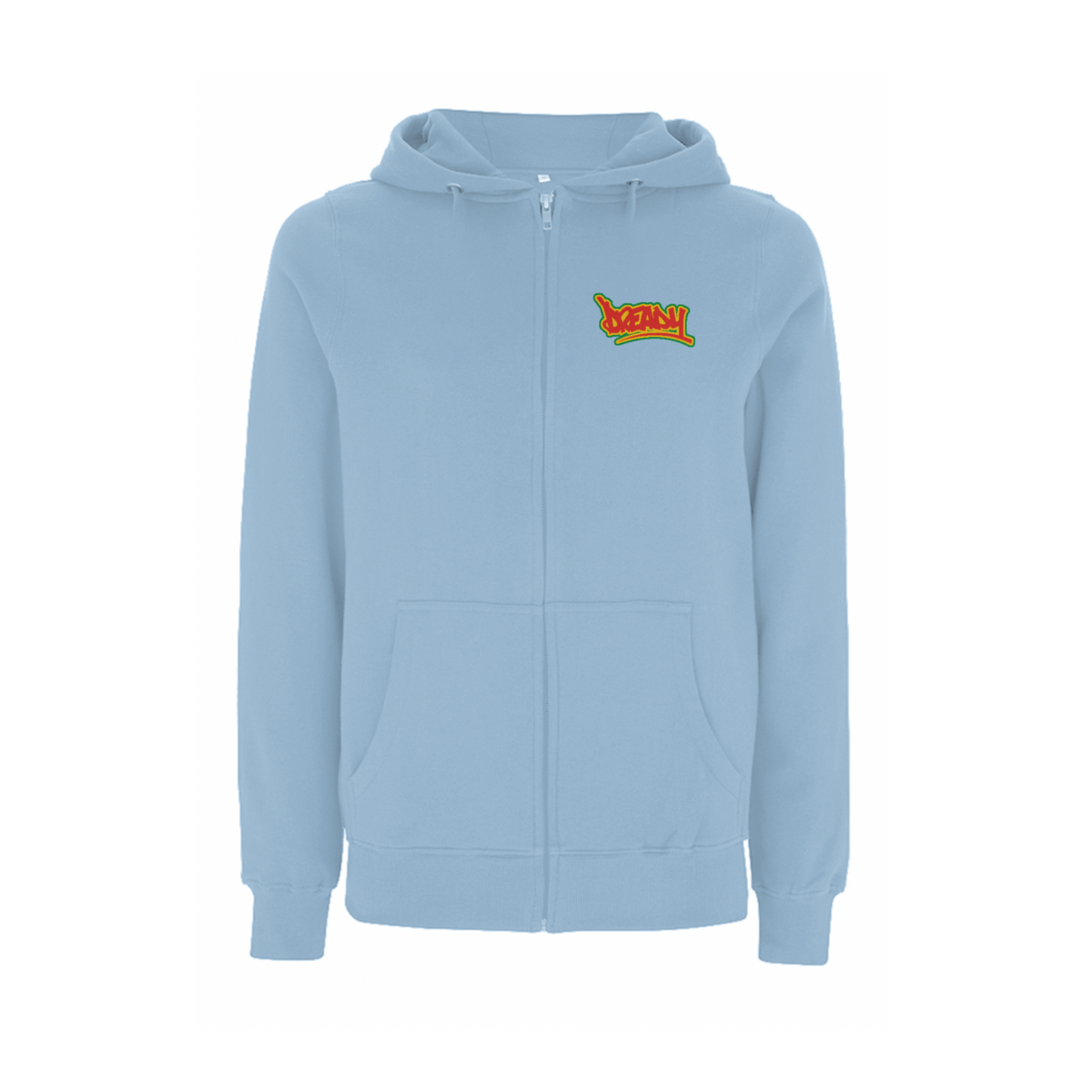 Dready Logo front zip hood