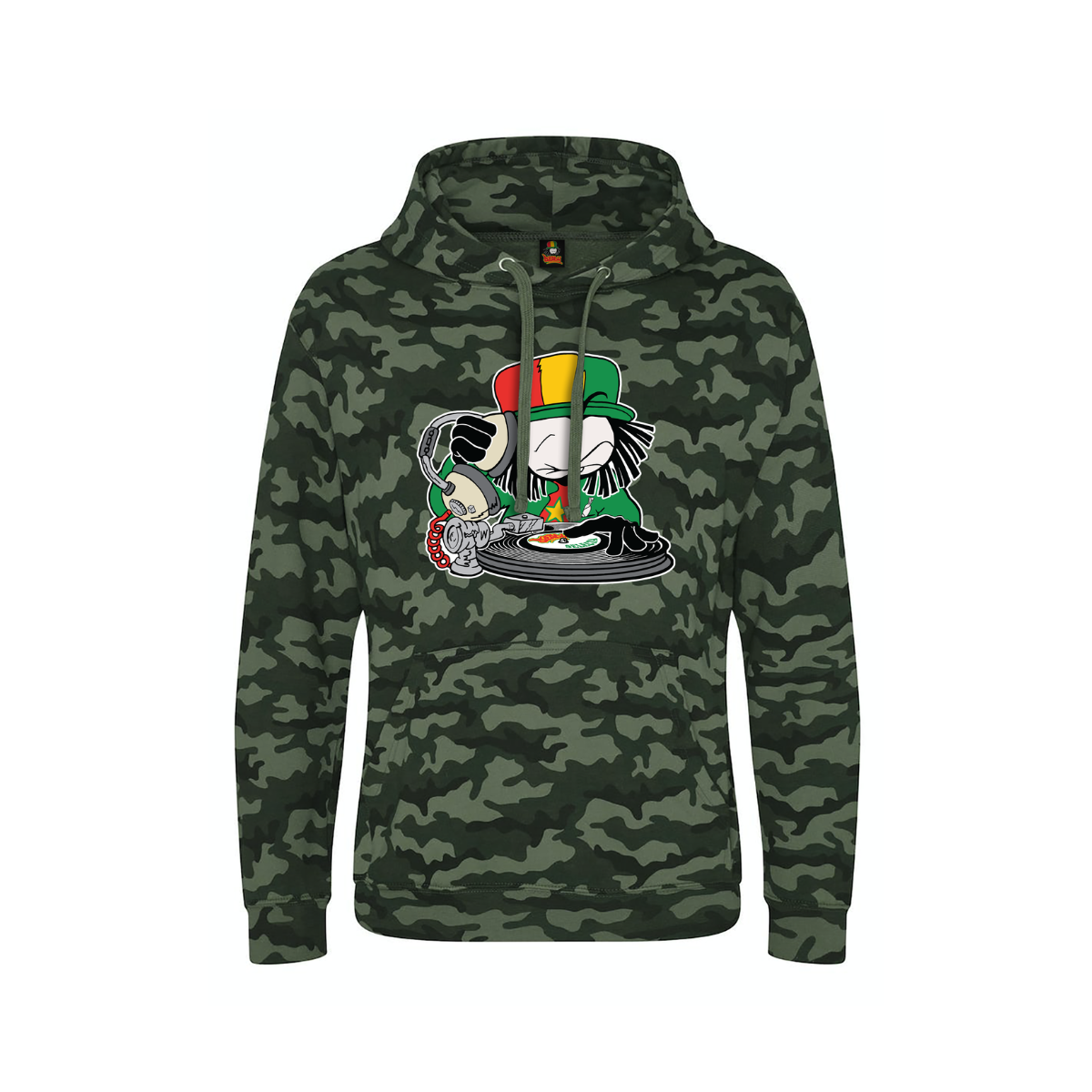 Dready Selecta front print hood