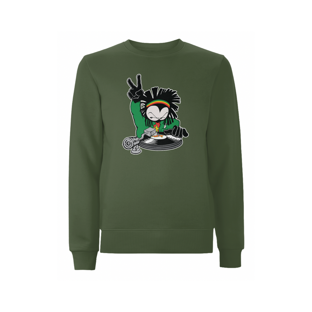 DREADY Two Time Front Print Sweatshirt – Rave inspired 90s streetwear, retro fashion from Have a nice day london store