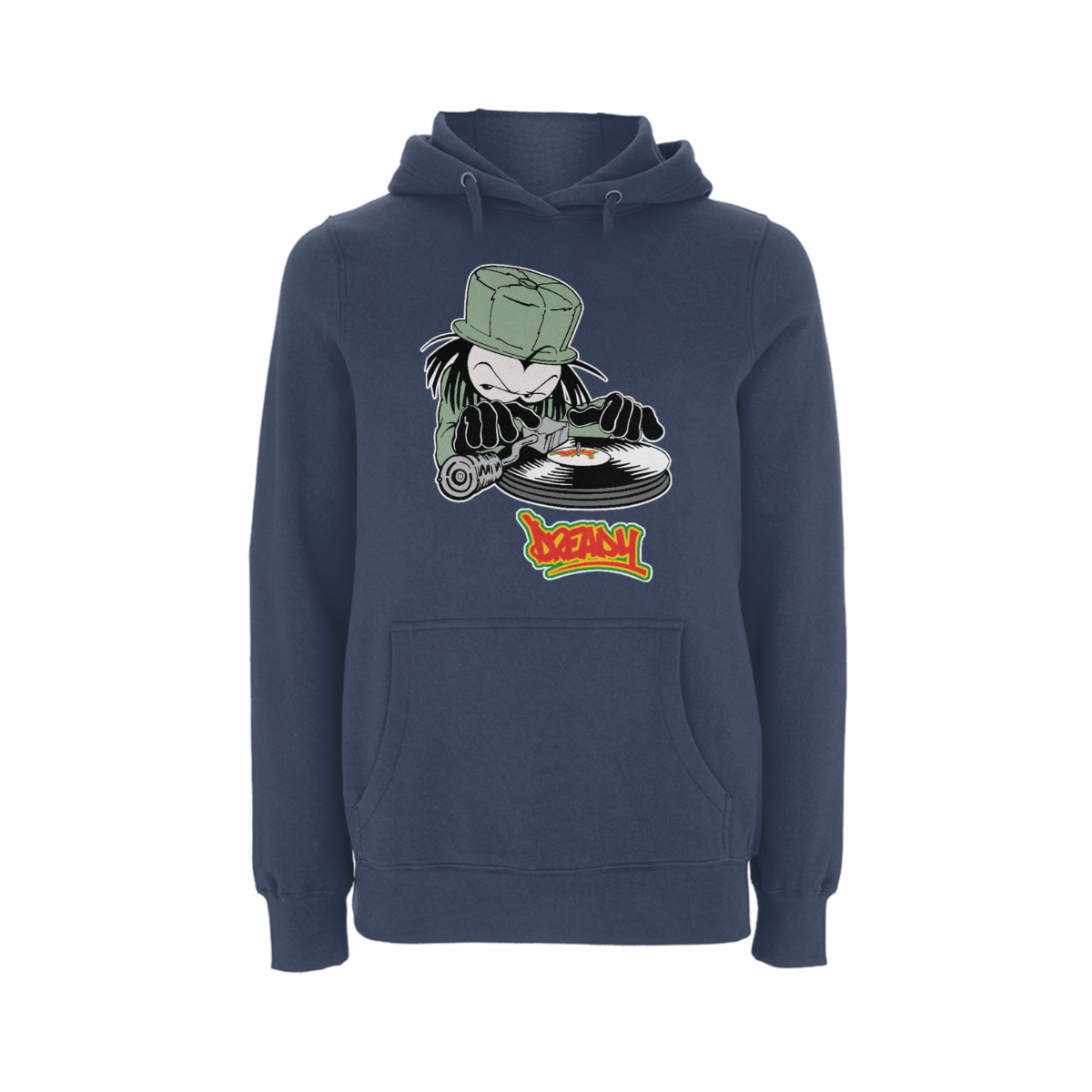 DJ DREADY 90's Classic Logo Front Print Hood