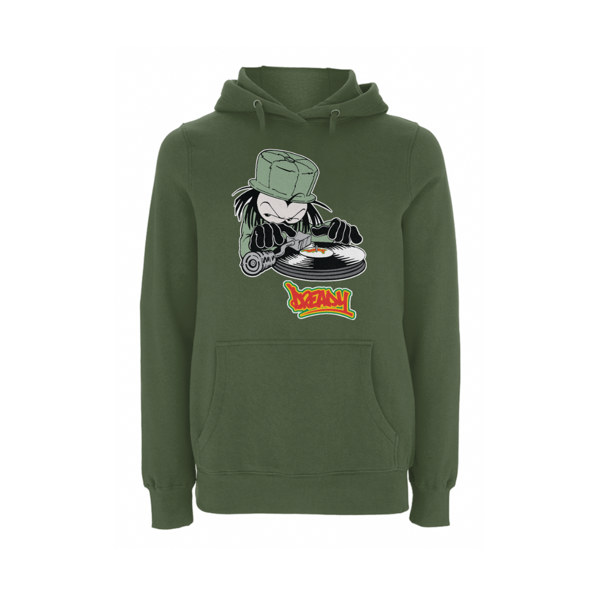 DJ DREADY 90's Classic Logo Front Print Hood