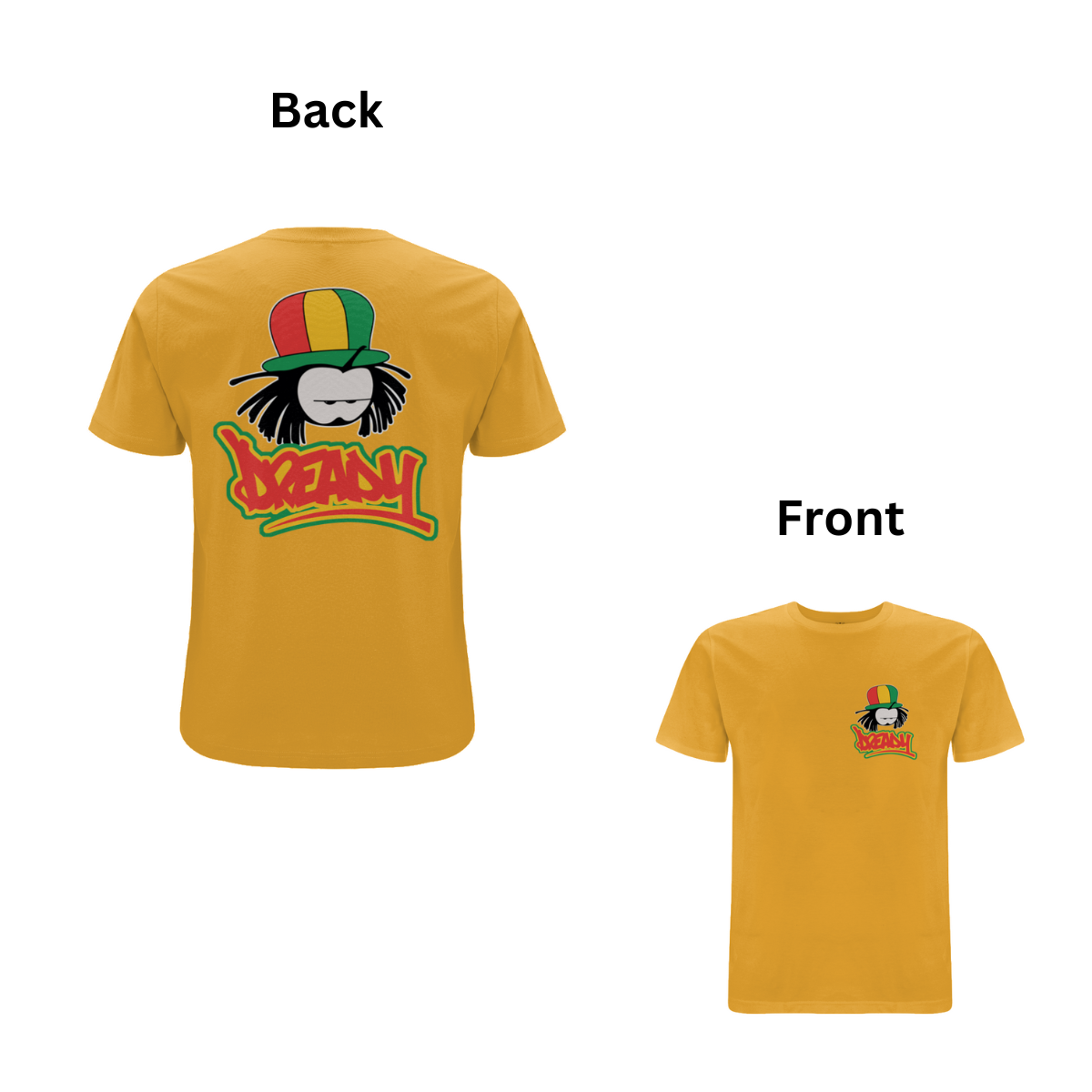 Dready Classic front and back print t-shirt