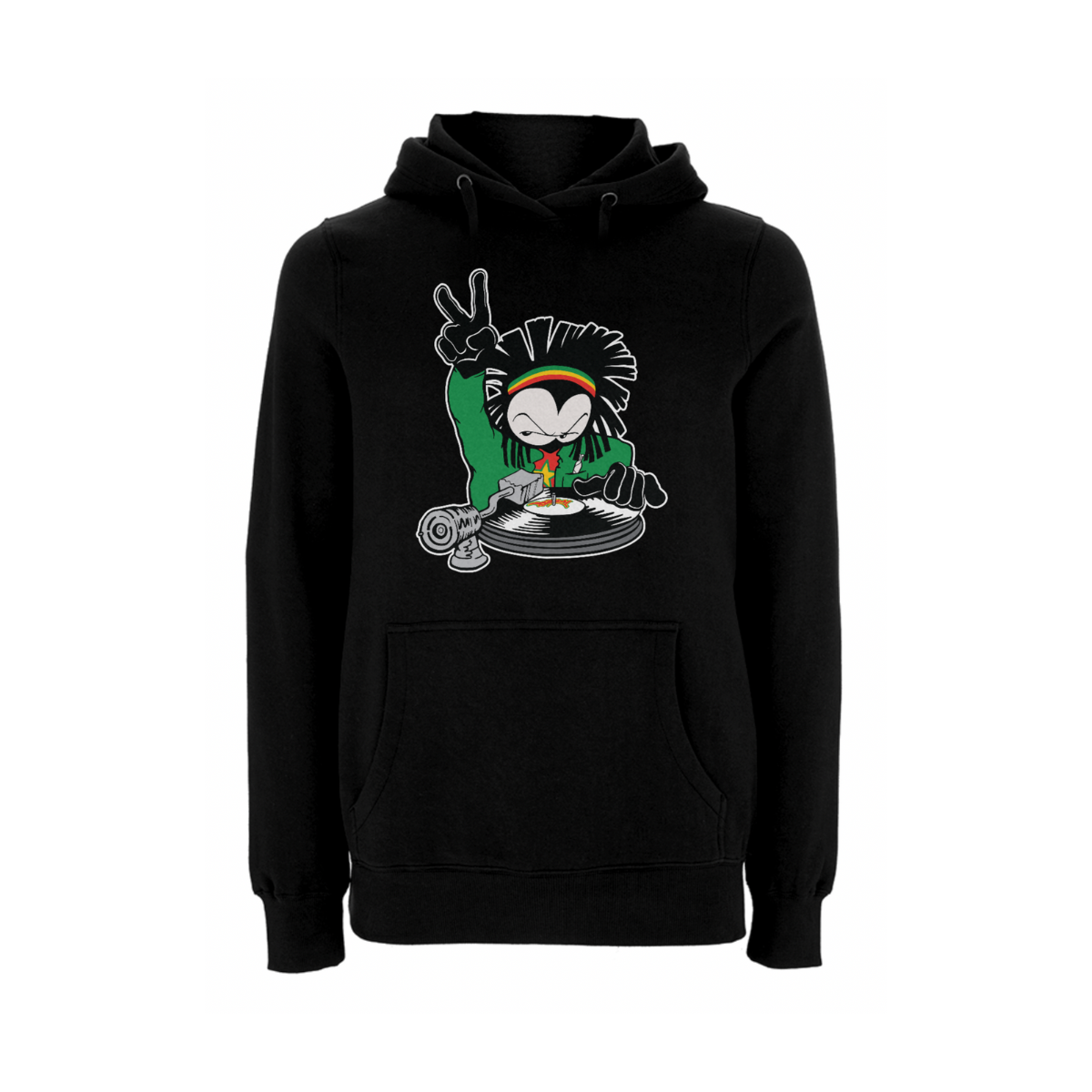 DREADY Two Time Front Print Hood – Rave inspired 90s streetwear, retro fashion from Have a nice day london store