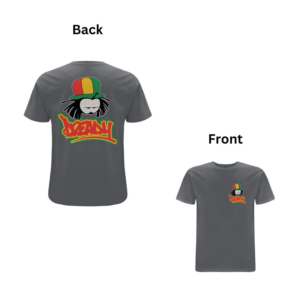Dready Classic front and back print t-shirt