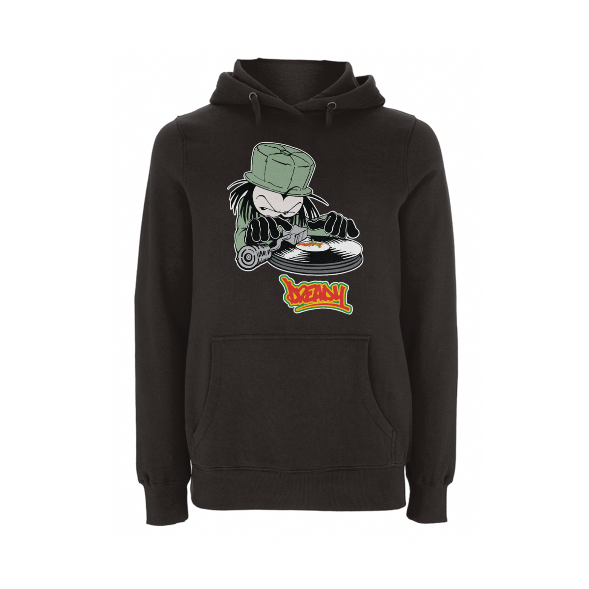 DJ DREADY 90's Classic Logo Front Print Hood