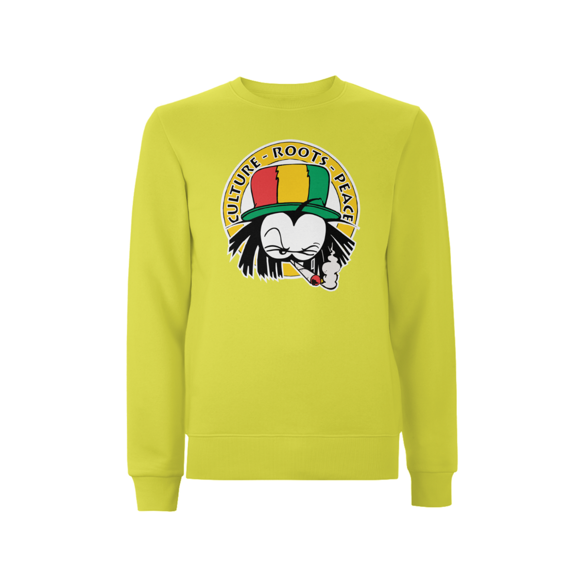 Dready Culture Roots & Peace Front Print Sweatshirt