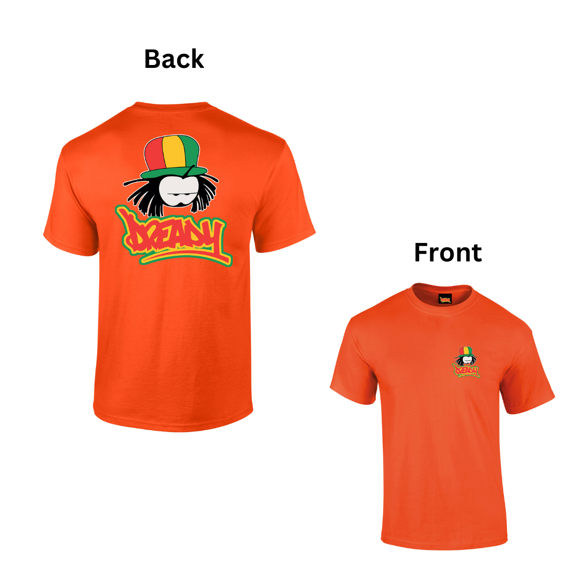 Dready Classic front and back print t-shirt
