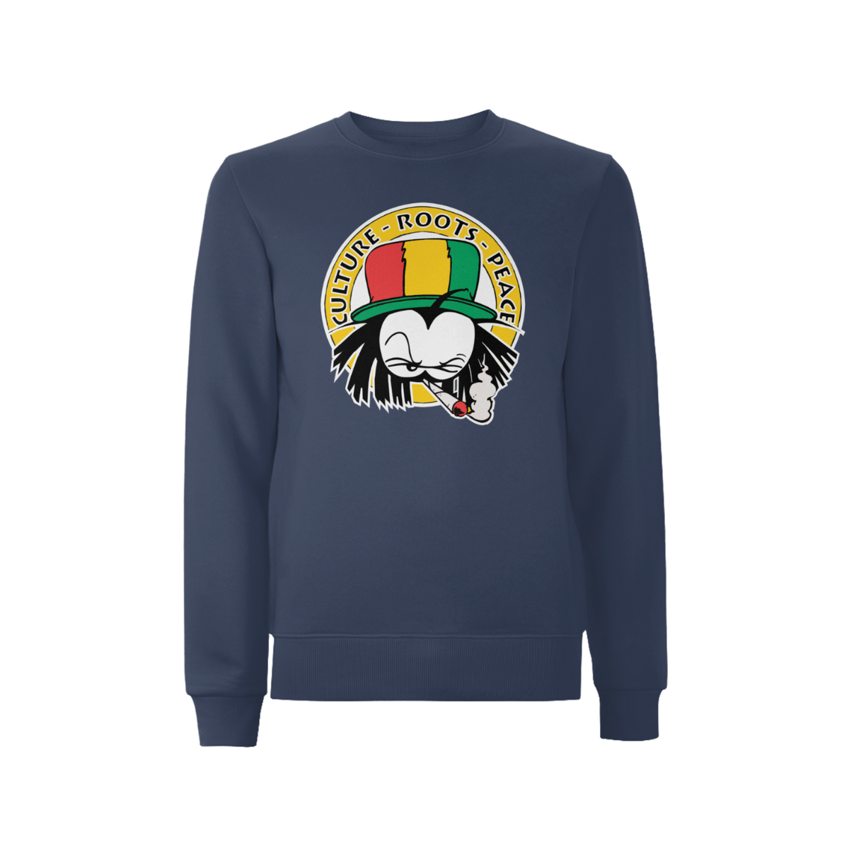 Dready Culture Roots & Peace Front Print Sweatshirt