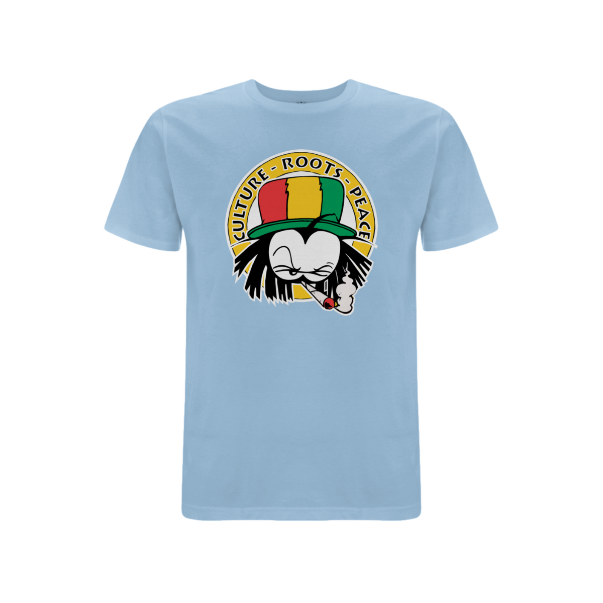 Dready Culture Roots & Peace Front Print T-Shirt