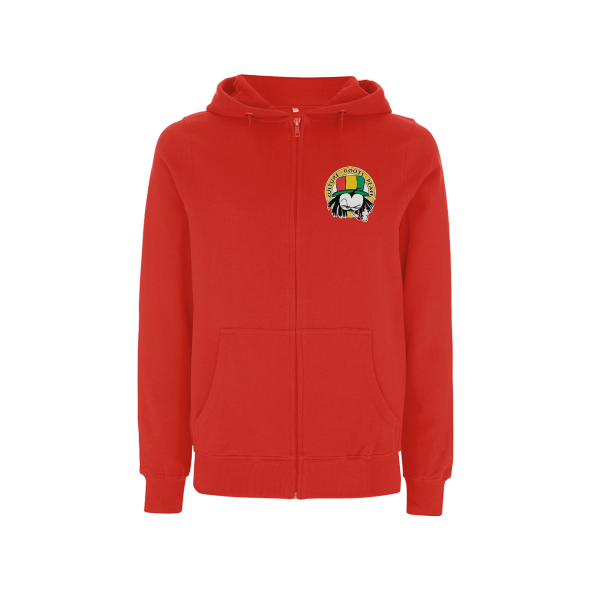 Dready Culture Roots & Peace Small Logo Zip Hood – Rave inspired 90s streetwear, retro fashion from Have a nice day london store