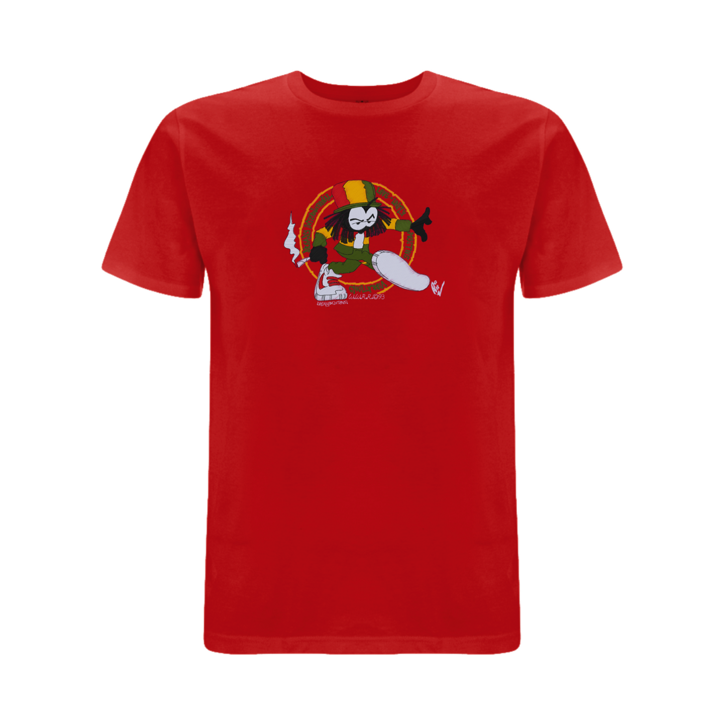 Dready Positive Vibrations Embroidered T-Shirt