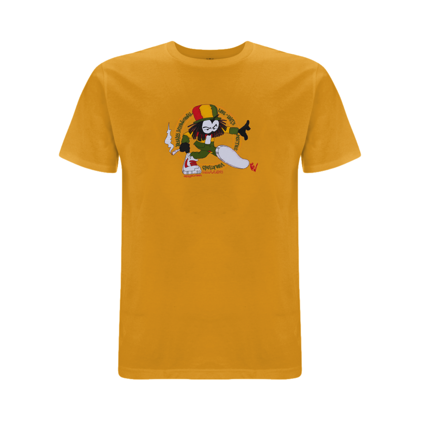 Dready Positive Vibrations Embroidered T-Shirt