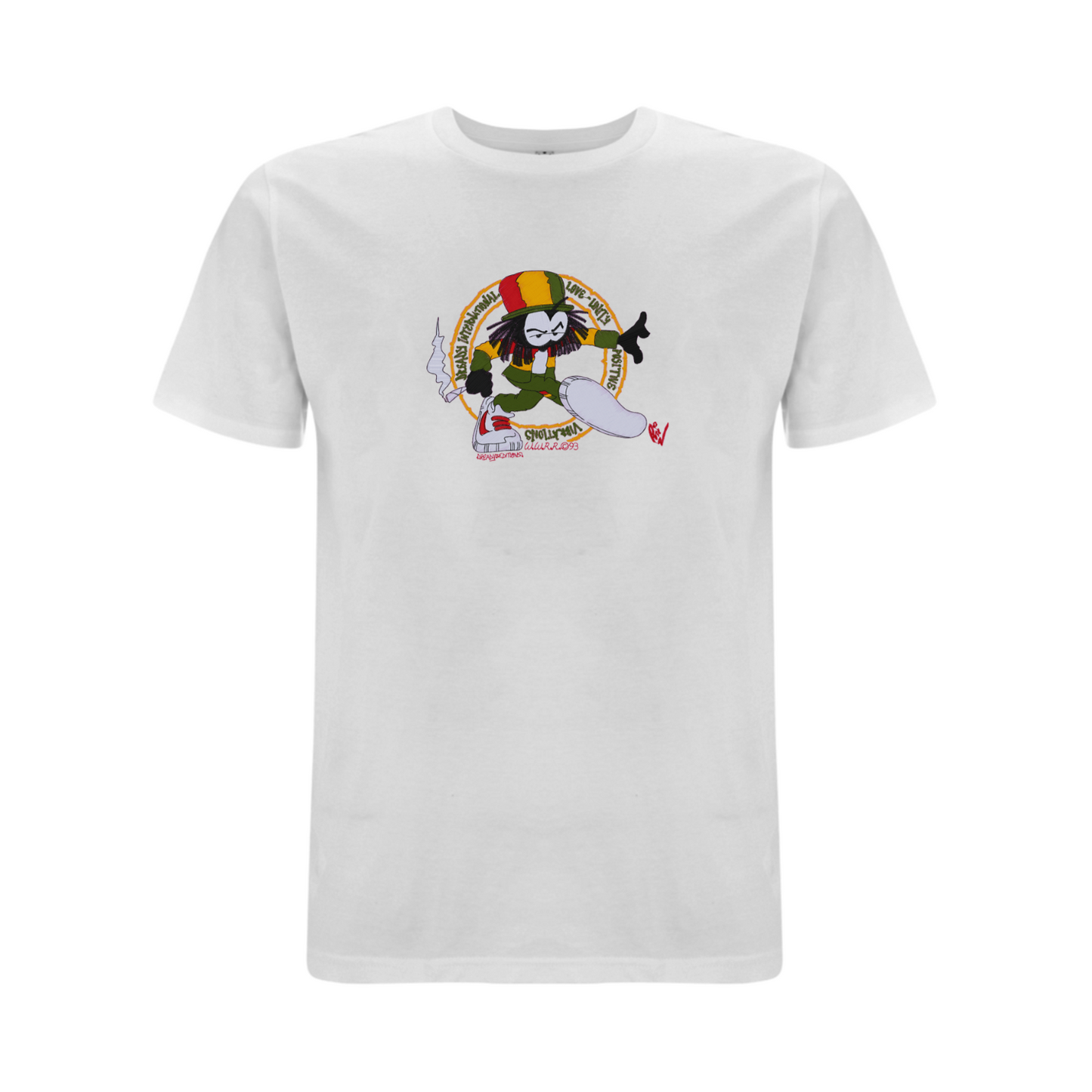 Dready Positive Vibrations Embroidered T-Shirt