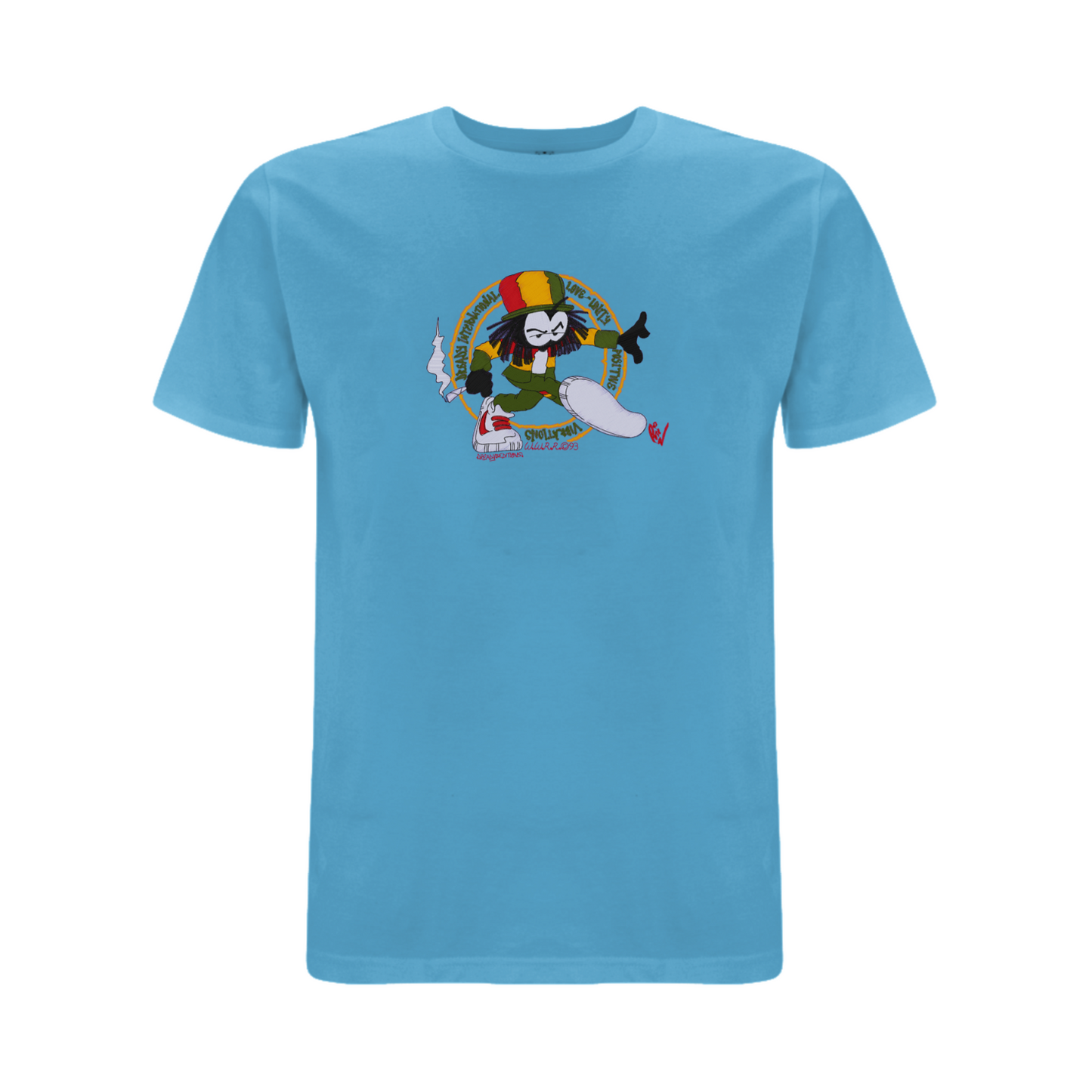 Dready Positive Vibrations Embroidered T-Shirt