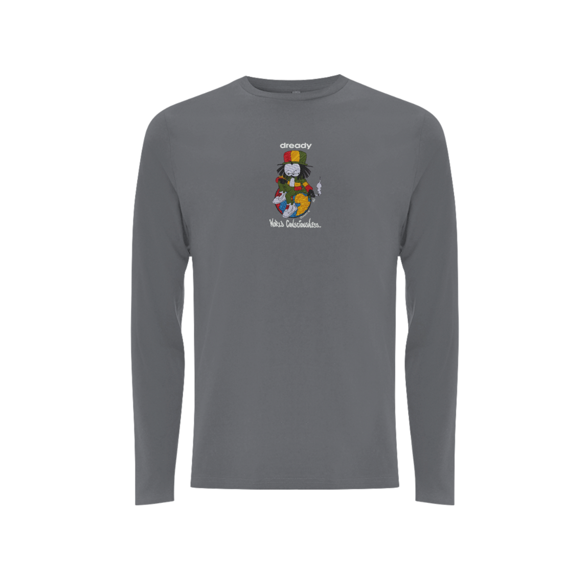 DREADY WORLD CONCIOUSNESS Front Print Long Sleeve