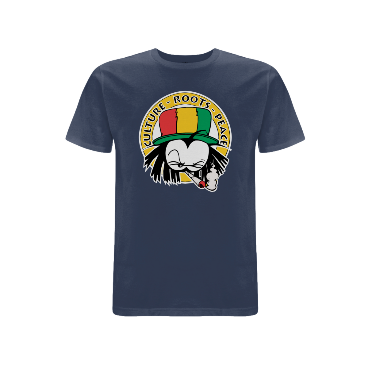 Dready Culture Roots & Peace Front Print T-Shirt