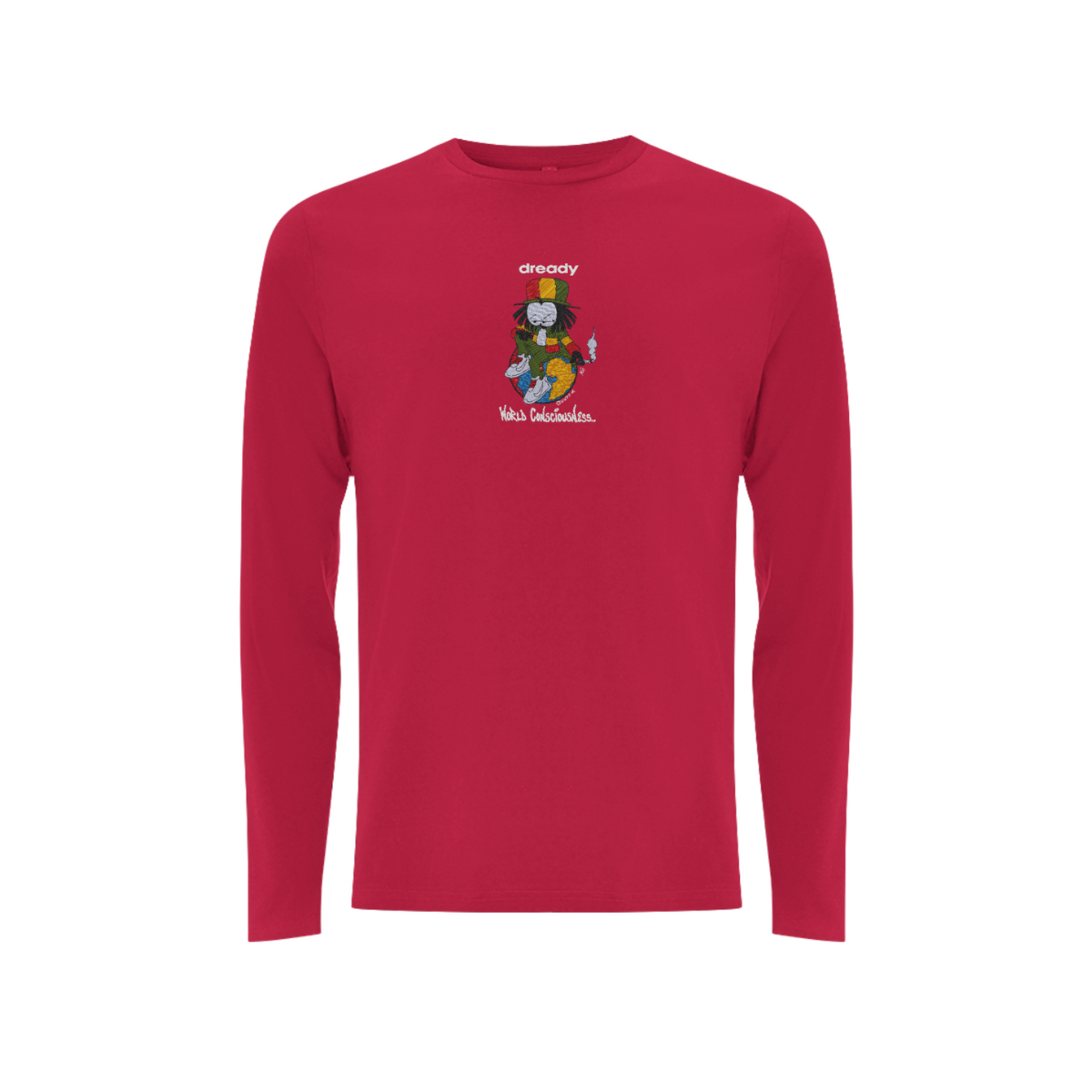 DREADY WORLD CONCIOUSNESS Front Print Long Sleeve
