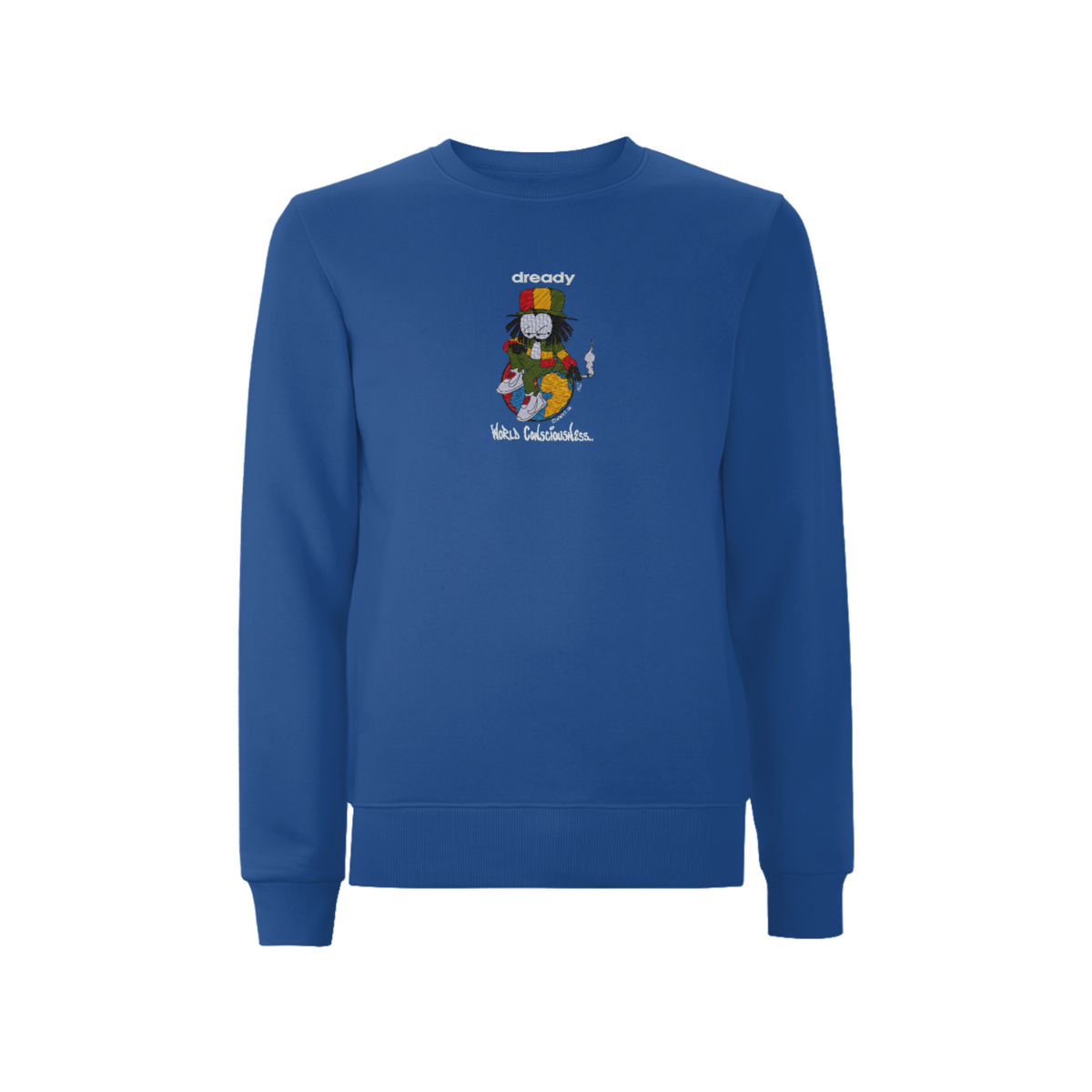 DREADY WORLD CONSCIOUSNESS Front Print Sweatshirt
