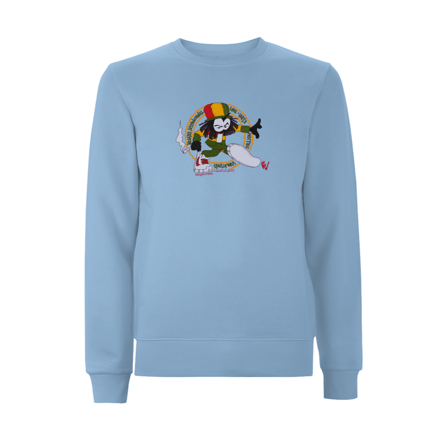 Dready Positive Vibrations Embroidered Sweatshirt