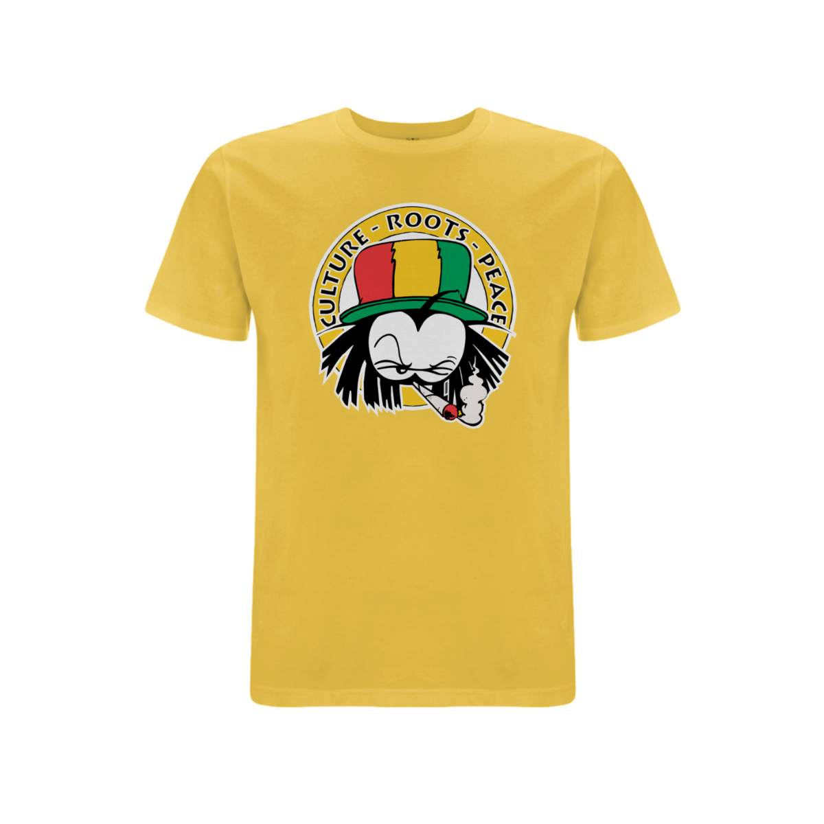 Dready Culture Roots & Peace Front Print T-Shirt