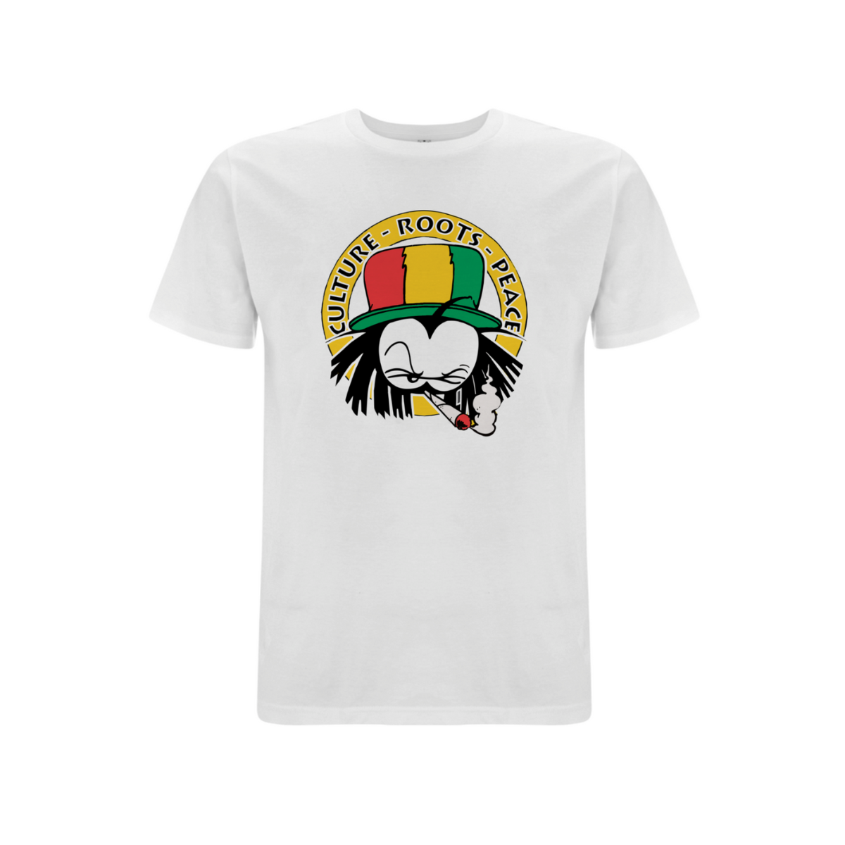 Dready Culture Roots & Peace Front Print T-Shirt