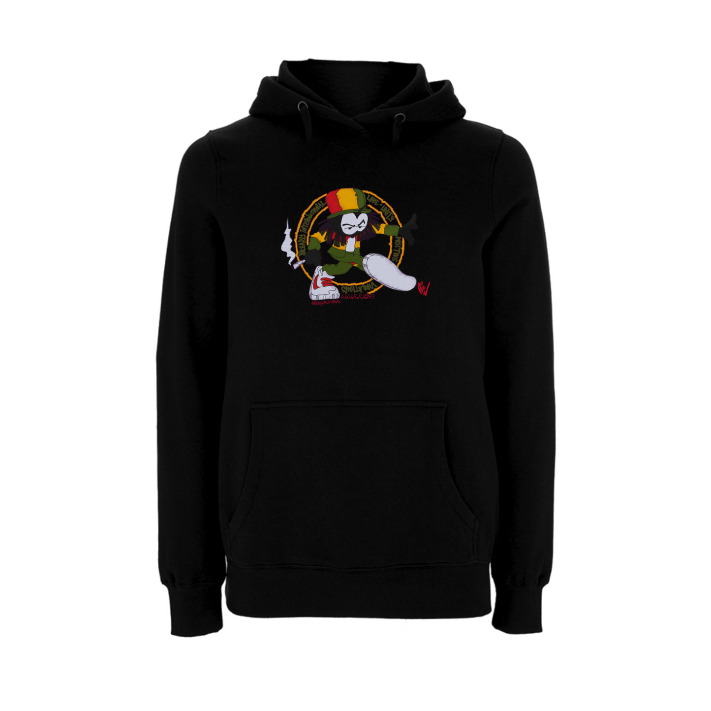 Dready positive vibrations Embroidered Hoody