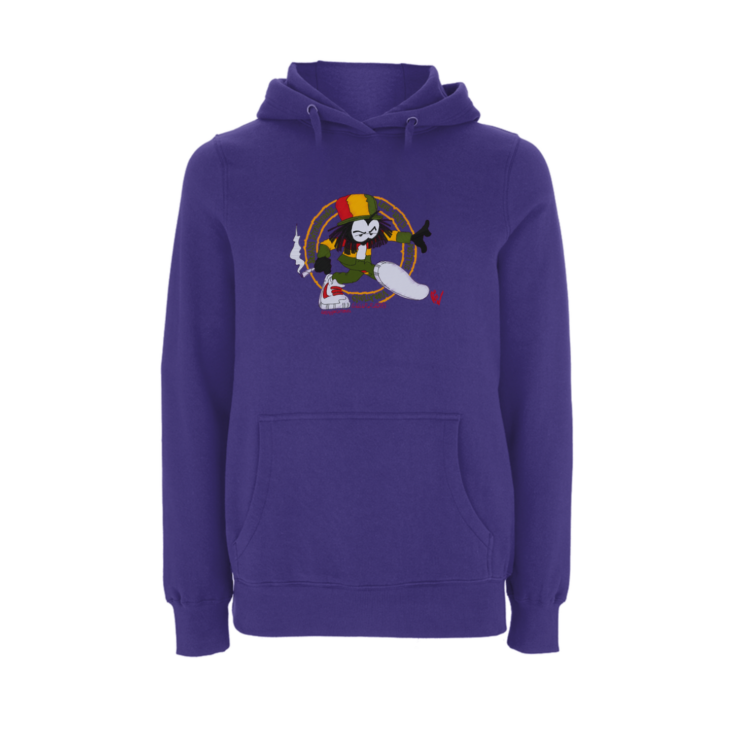 Dready positive vibrations Embroidered Hoody