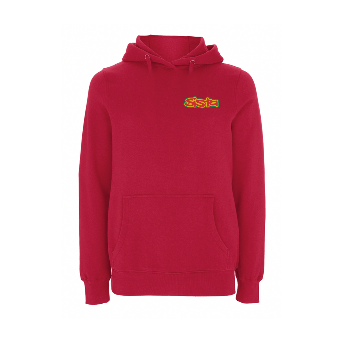 Sista Front Logo Pullover Hood – Rave inspired 90s streetwear, retro fashion from Have a nice day london store