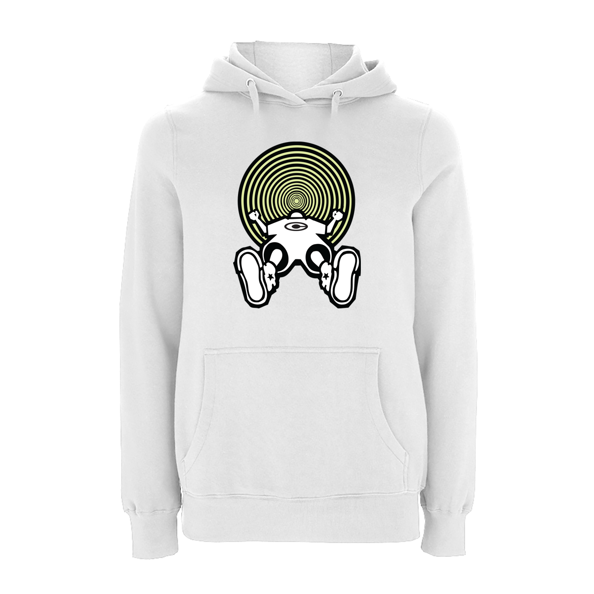 Vortex Glow Front Print Hood