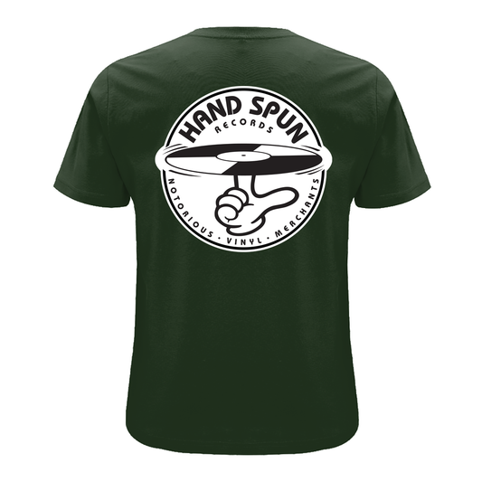 HANDSPUN RECORDS - Classic Back Print Logo T-shirt