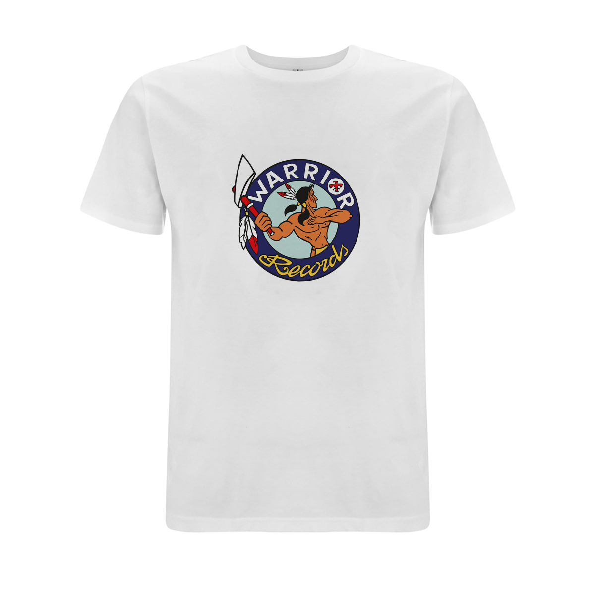 Warrior Records Front Print T-Shirt – Rave inspired 90s streetwear, retro fashion from Have a nice day london store 