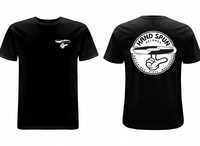 HANDSPUN RECORDS - Classic Front & Back Print Logo T-shirt