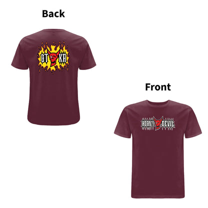 BTKA HORNY DEVIL FRONT & BACK PRINT LOGO T-SHIRT
