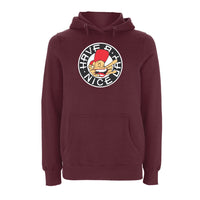 Sam The Man Front Print Hood – Rave inspired 90s streetwear, retro fashion from Have a nice day london store 