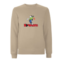 Funky dog Bombastic Front Print Sweatshirt – Rave inspired 90s streetwear, retro fashion from Have a nice day london store 