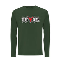 BTKA Horny devil Front Print Long Sleeve – Rave inspired 90s streetwear, retro fashion from Have a nice day london store 