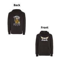 BTKA Fear The Reaper front & back print  Logo Hoodie – Rave inspired 90s streetwear, retro fashion from Have a nice day london store 