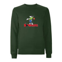 Funky dog Bombastic Front Print Sweatshirt – Rave inspired 90s streetwear, retro fashion from Have a nice day london store 
