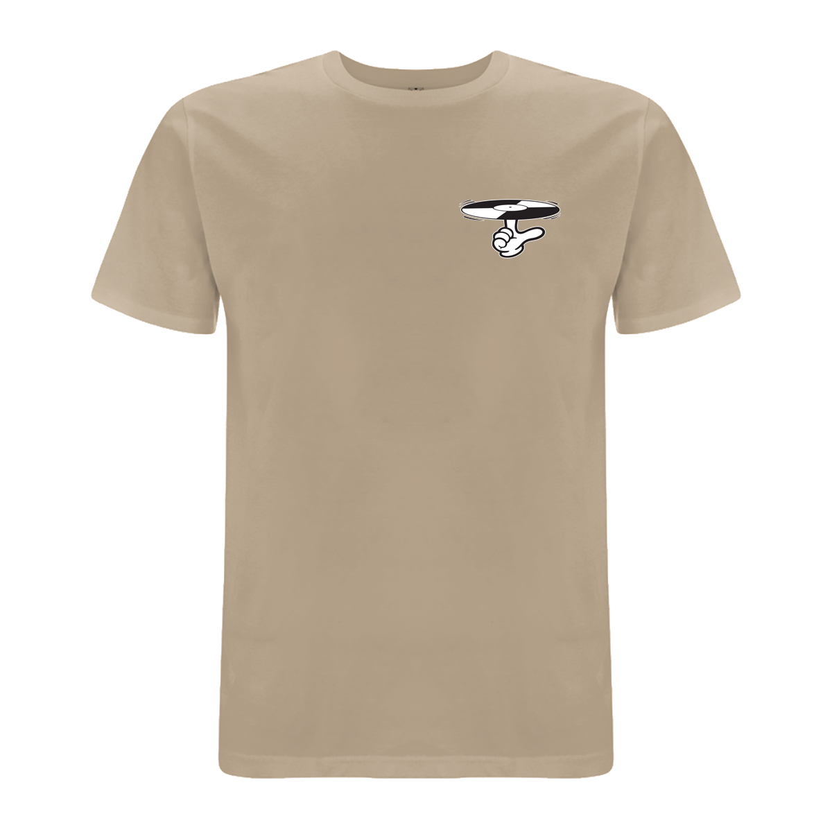 HANDSPUN RECORDS - small left breast handspin