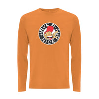 Sam the man Front Print Long Sleeve – Rave inspired 90s streetwear, retro fashion from Have a nice day london store 