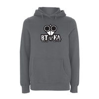 BTKA Shotgun Logo Hoodie – Rave inspired 90s streetwear, retro fashion from Have a nice day london store 