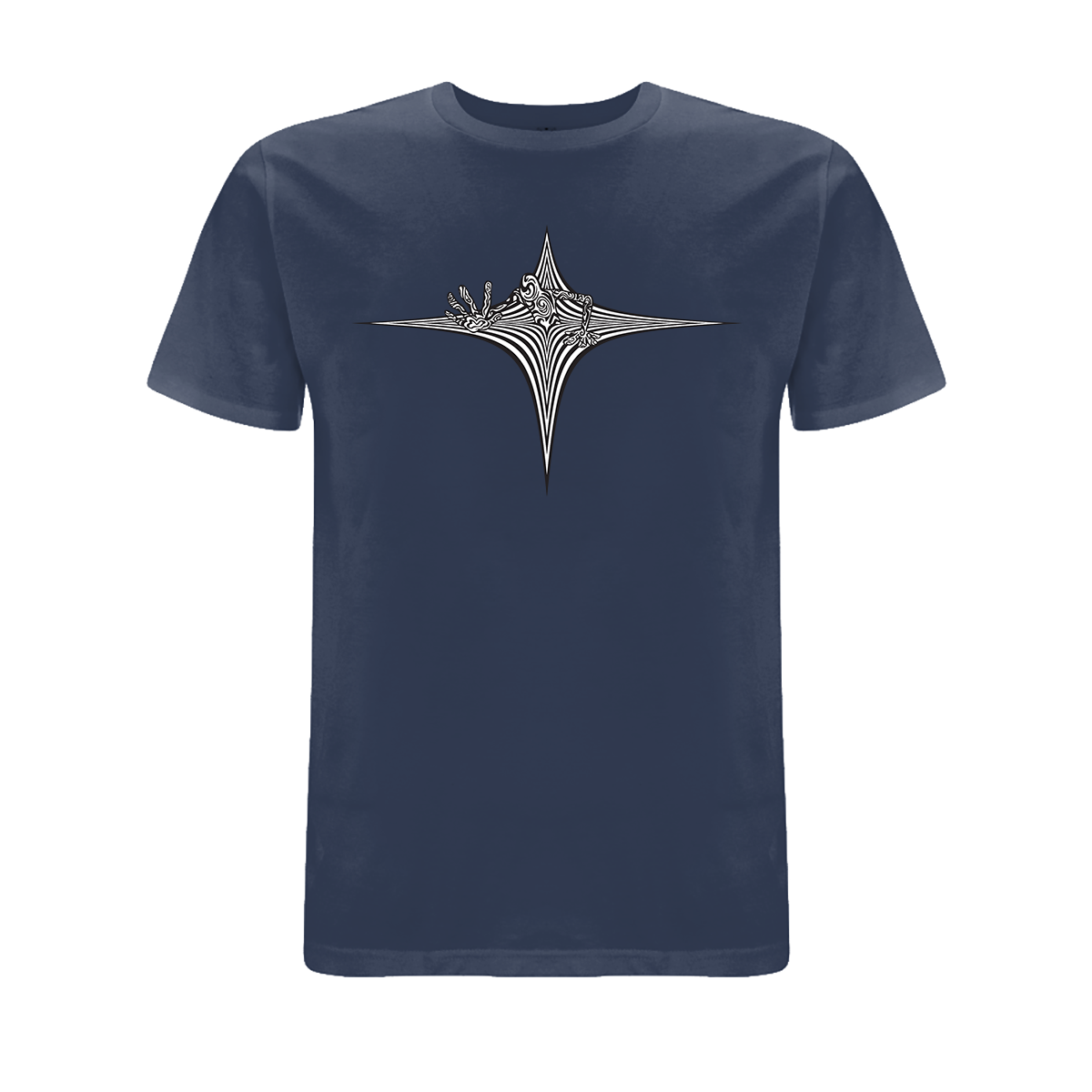 Vortex Stargate Front and back print organic T-Shirt