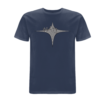 Vortex Stargate Front and back print organic T-Shirt