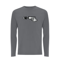 BTKA Pistol Front Print Long Sleeve – Rave inspired 90s streetwear, retro fashion from Have a nice day london store 