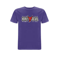 BTKA HORNY DEVIL FRONT PRINT LOGO T-SHIRT – Rave inspired 90s streetwear, retro fashion from Have a nice day london store 