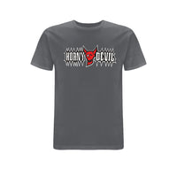 BTKA HORNY DEVIL FRONT PRINT LOGO T-SHIRT – Rave inspired 90s streetwear, retro fashion from Have a nice day london store 
