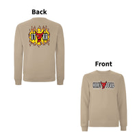 BTKA Horny Devil Front & Back Print Sweatshirt – Rave inspired 90s streetwear, retro fashion from Have a nice day london store 