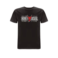 BTKA HORNY DEVIL FRONT PRINT LOGO T-SHIRT – Rave inspired 90s streetwear, retro fashion from Have a nice day london store 